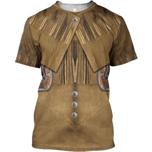 3D Printed T-shirt For Men Summer Fashion Interesting Tribal Culture Harajuku Short Sleeve Casual Unisex O-Neck Top Dropshipping
