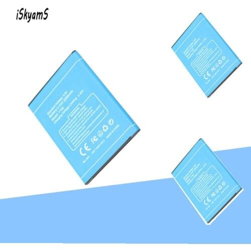 ISkyamS 3x 2200mAh High Quality Replacement Battery for Doogee Y-100 Y 100 For DOOGEE Valencia 2 Y100 Pro Batteria