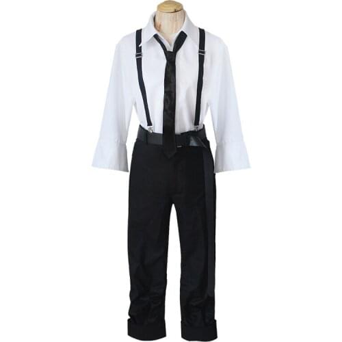 Bungo Stray Dogs Literary Stray Dogs Atsushi Nakajima Cosplay Costume Full Set Uniform suit for Halloween T90147