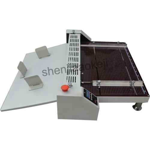 Electric paper Creaser spine line pressed rice noodle single mark cutting offset machine high speed paper creasing machine