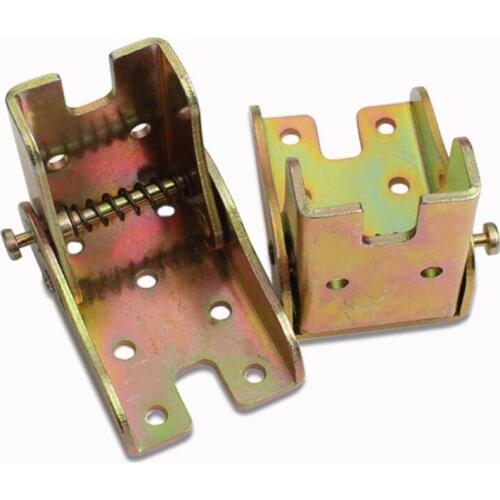 Furniture Hardware 90 Degree Folding Accessories Sofa Bed Stealth Foot Folding Joint 40pcs