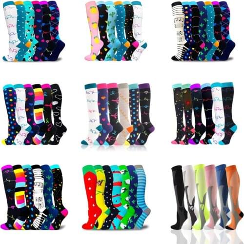 New Compression Socks Pressure Socks 20-30 Mmhg Best Graduated For Athelete Varicose Veins Socks Men Women For Outdoor Sports