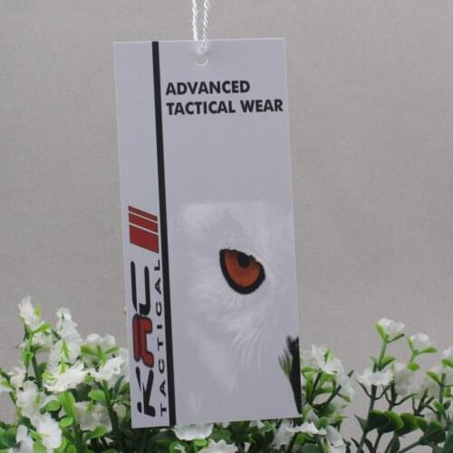 Custom garment hanging tag 300gsm paper brand garment hang tag plus 1000pcs nylon cords 1000pcs/lot