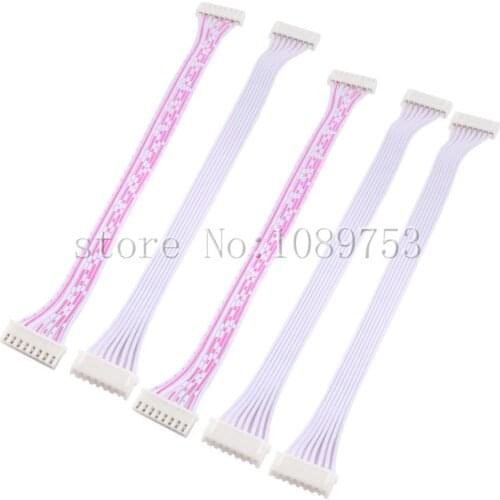 10 Pcs 10cm 8Pin JST XH Connector Cable Wire 2.54mm Pitch Female to Female