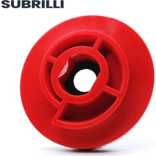 SUBRILLI 4" Plastic Back Holder Snail Lock Adapter For Polishing Pad 100mm Hook And Lock Backer Pad Backing Plate Disc