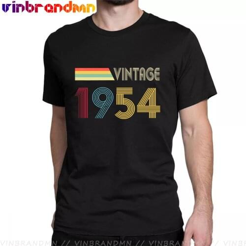 Made in 1954 T-Shirt Born 67th Year Birthday Age Present Vintage Funny Mens Gift Cool Casual pride tshirt men Unisex New Fashion