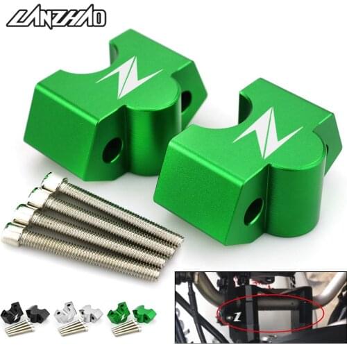 Z Motorcycle Handlebar Risers CNC Aluminum Accessories for Kawasaki Z250 2012 2013 Z300 2014-2016 Z800 2013-2016 Z750 2004-2011