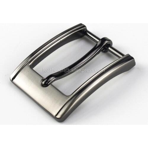 1pcs Metal 3cm Belt Buckle Casual Matte brown End Bar Heel bar Single Pin Belt Buckle Leather Craft Webbing fit for 27-29mm belt