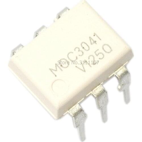 10PCS/LOT MOC3041 DIP6 DIP Photoelectric Coupler Optocoupler DIP-6
