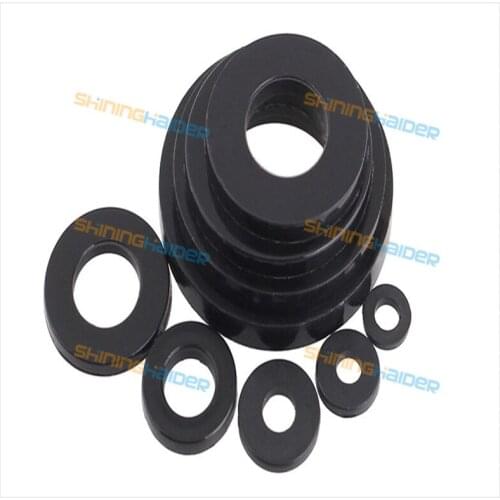 1000PCS ID6mm 8mm 10mm 12mm 14mm white and black nylon gasket PA66 gasket white nylon gasket Black nylon gasket