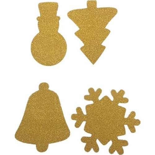 12pcs Christmas Party Cake Paper Cup Decoration PVC Water Cup Stickers DIY Supplies