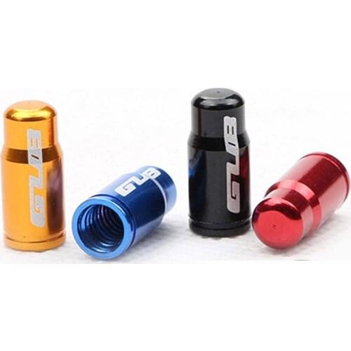 2pcs Bicycle Accessories Aluminum Bicycle Tire Valve Cap Schrader/Presta Valve Cap Bike Tire Caps with Vacuum Tire Law Mouth Nut