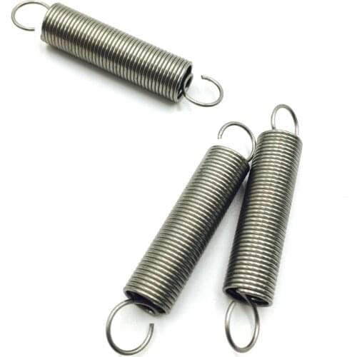 2PCS,China OEM Factory High Quality Small Coil Tension Extension Spring,2mm Wire Diameter*12mm Out Diameter*(60-200)mm Length