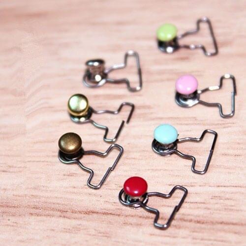 25set=50pcs/lot Mini buckle doll making Doll Gourd buckles with rivets DIY sewing material garment trimmings accessories