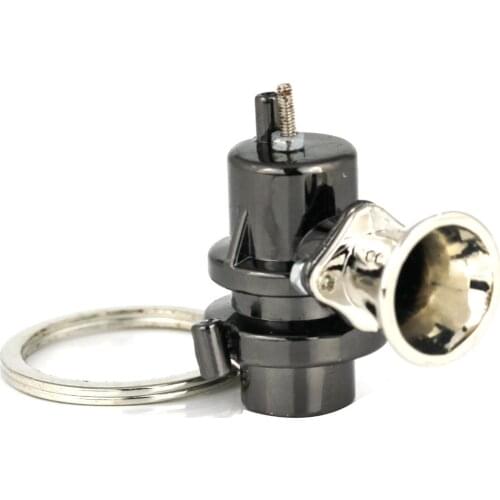 BOV Keychain Creative Accessories Hot Sale Auto Part Model Automotive Blow Off Valve Keyring key Chain Ring Key Rings Keyfob