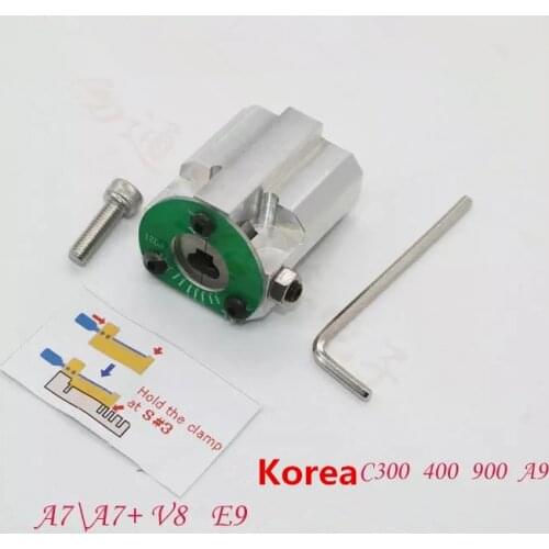 FO21 Key Machine Fixture Parts For FordMondeo Car Key Clamp Replacement C300 400 900 A7 A9 V8 E9 A7+ key Fixture Tool(one piece)