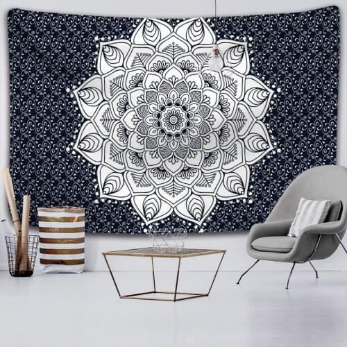 Mandala fashion background cloth tapestry witchcraft wall tapestry Mandala wall hanging art decorative yoga mat