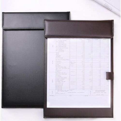 Sharkbang Higher Quality PU Leather Business A4 File Folder Writing Board Clip Document Paper Organizer School Office Stationery