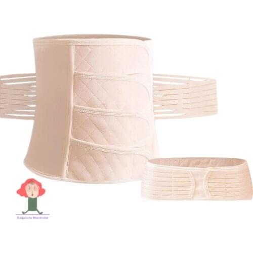 Postpartum Belt Post Partum Bandage Postnatal Support Girdle Slim Waist Cincher Shapewear Belly Band Body Shaper Trainer Corset
