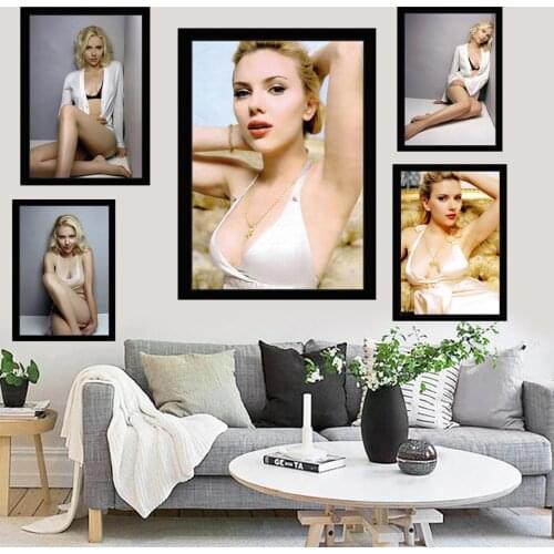 Nordic Pop Poster Superhero Black Widow Scarlett Johansson Movie HD Star Wall Art Painting Home Decoration Canvas