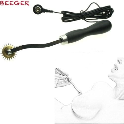Conductive Nipple/Breast Penis Tongue Body Stimulator Roller Sex Toys For Couples Adult Games Electro Wartenberg Pin Wheel