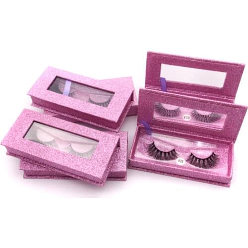 SHIDISHANGPIN 1 pair handmade faux mink false eyelash 3d fluffy volume lashes book reusable natural fake eyelashes cilios makeup