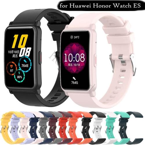Silicone 20mm Watchstrap Band For Huawei Honor Watch ES /Galaxy Watch 3 41mm Smart Wristband For Haylou LS02 bracelet Wriststrap