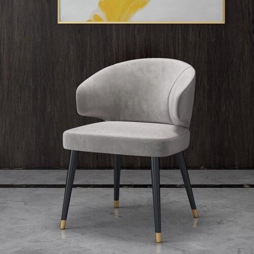 Nordic light luxury wind net red dining chair modern minimalist home chair fashion personality chair creative desk chair