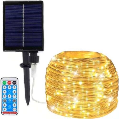 Solar String Fairy Lights 50m 500LED 100m 1000 LED Waterproof Outdoor Garden Solar Power Hoilday Christmas Party Garland Light