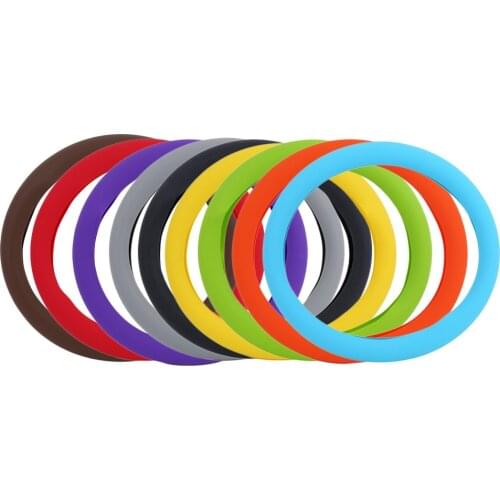 Fashional Decoration hot Soft Silicone Steering Wheel Cover Shell Skidproof Odorless Eco-Friendly Protector Hot