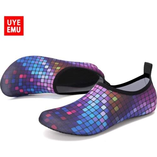 UYEEMU Wading Shoes Men & Women Fitness Running Snorkeling Quick-Drying Hiking Rafting Swimming Surfing Beach Shoes Size 34-47