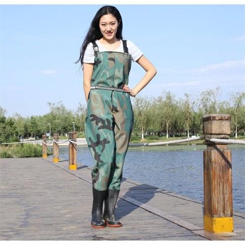 Waterproof Camo Fishing Boots Wader For Fishing Waders Fishing Shoes Fish Pants Overalls Breathable Chest Waders Wading Boots