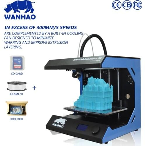 High accuracy steady good quality, full arylic assembled large format WANHAO duplicator 5S mini manfactured in China