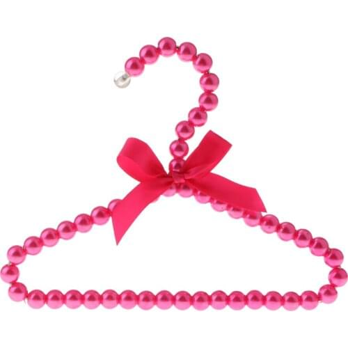 Pearl Beaded Clip Hanger Hangers 20cm/40cm Household Home Organization Room