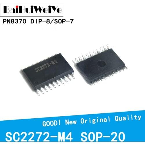 10Pcs SC2272-M4 PT2272-M4S M4S PT2272 SOP-20 SOP20 7.2MM SOIC-20 SOIC20 SMD new and original IC Chipset