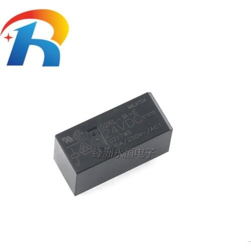 100% new original Relay G2RL-1A-E-24VDC 16A 6PIN Omron Relay G2RL-1A-E DC24V 16A250V