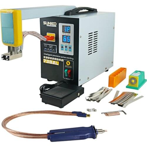 Spot Welder Battery Soldering Equipment with Magnetic Telescopic Arm&Welding Pen Intelligent Precision Pulse Welding Machine