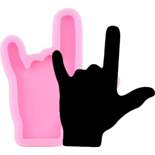 Crystal Epoxy Resin Mold Keychain Pendant Casting Silicone Mould DIY Crafts Tool