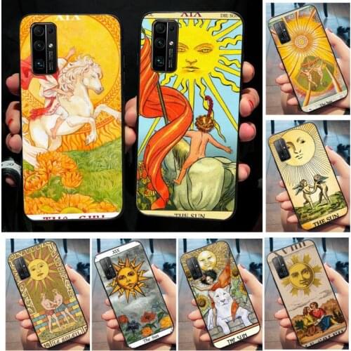 The sun Tarot Mystery totem Phone Case for Huawei Honor 30 20 10 9 8 8x 8c v30 Lite view 7A5.7inch 5A Play