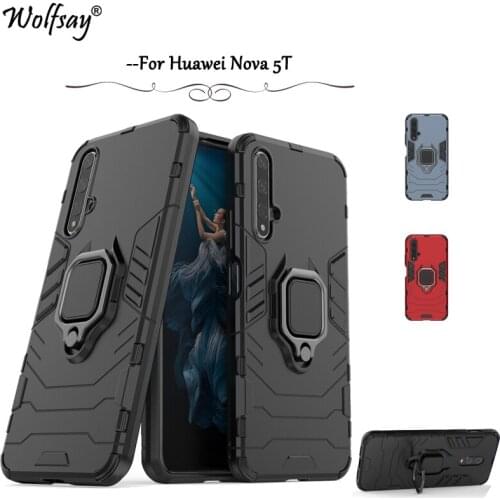 For Huawei Nova 5T Case Shockproof Armor Silicon Cover Hard PC Phone Case For Huawei Nova 5T Protective Cover For Huawei Nova 5T