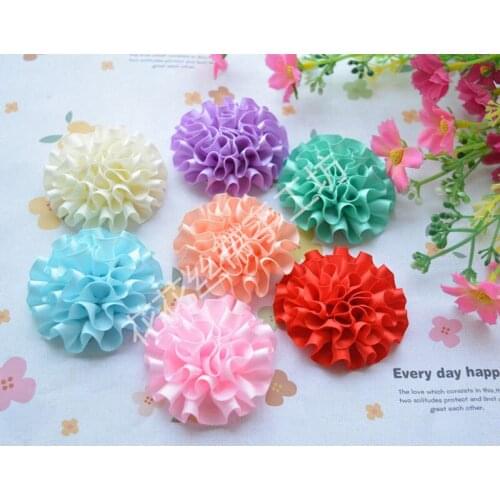 DIY bouquets material diameter of about 5cm handmade flower ribbon flower ribbon