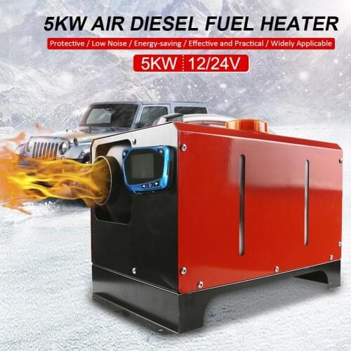 Diesel Parking Heater 5KW 12V 24V Air Heater Car Truck Fuel Heater For Glass Defrost Defog Heating Machine For RV Trucks Boats
