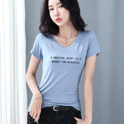 Womens Harajuku Letter T-shirts Famale Itself Aesthetic Basic T Shirt Short Sleeve Ulzzang Red Baseball Tshirt Tumblr Tee