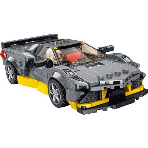 City Racing Car Speed Champions C8 Stingray Model Building Blocks Vehicle Figures Bricks Kid Toy Classic Rally Super Racers Gift