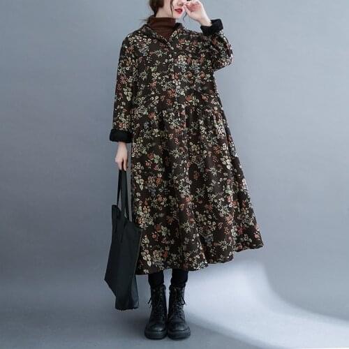 Женские плащи с капюшоном Johnature China At AliExpress