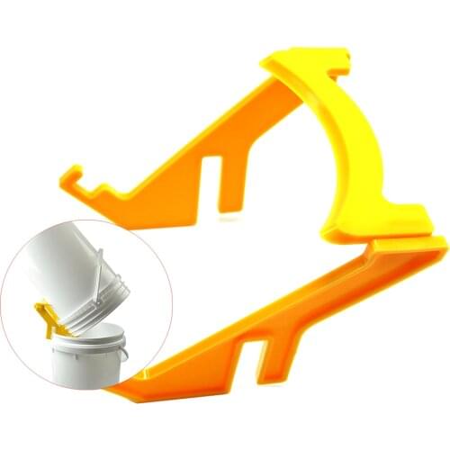 4PCS New design supplies beekeeping honey bees bottle plastic holder lift bucket clip bracket stand support