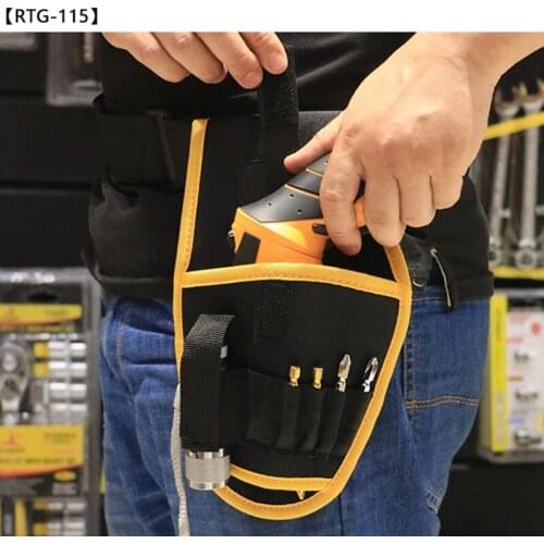 Multi-functional Oxford Cloth Electrician Tools Bag Waist Pouch Belt Storage Holder Toolkit Tote Organizer