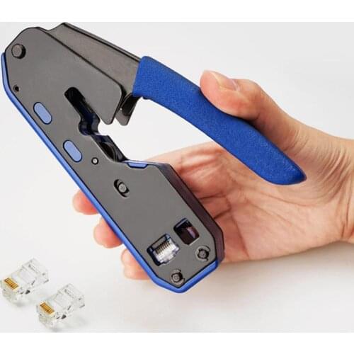 Multifunction 8P/6P Network Cable Crimping Stripping Pliers for RJ45 Connector