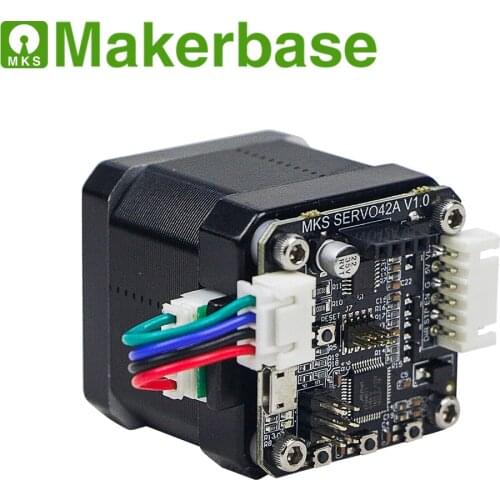 12/24V MKS Closed-loop motor stepper 42 motors module NEMA17 SERVO42 0.96inch OLED 12864LCD by Makerbase for 3d printer parts