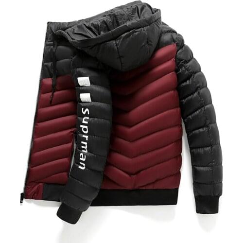 Men Winter Jacket And Coat Light Weight Vogue Thick Warm Winter Outerwear Fur Windbreak Removable Hooded Parkas